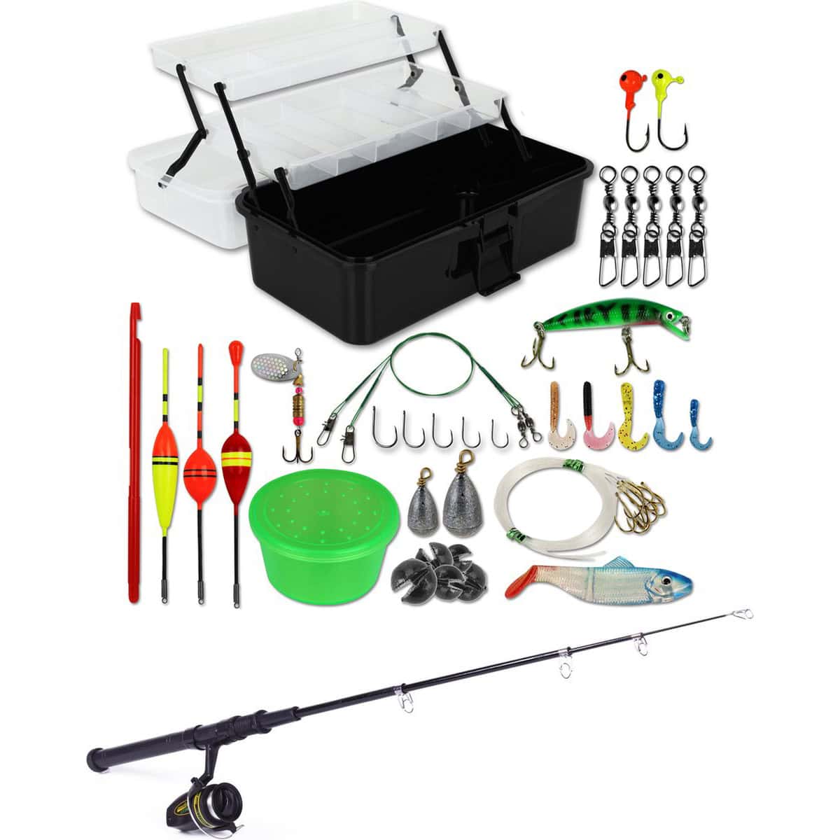 XQMax Vishengel Set - 117-delige Viskoffer