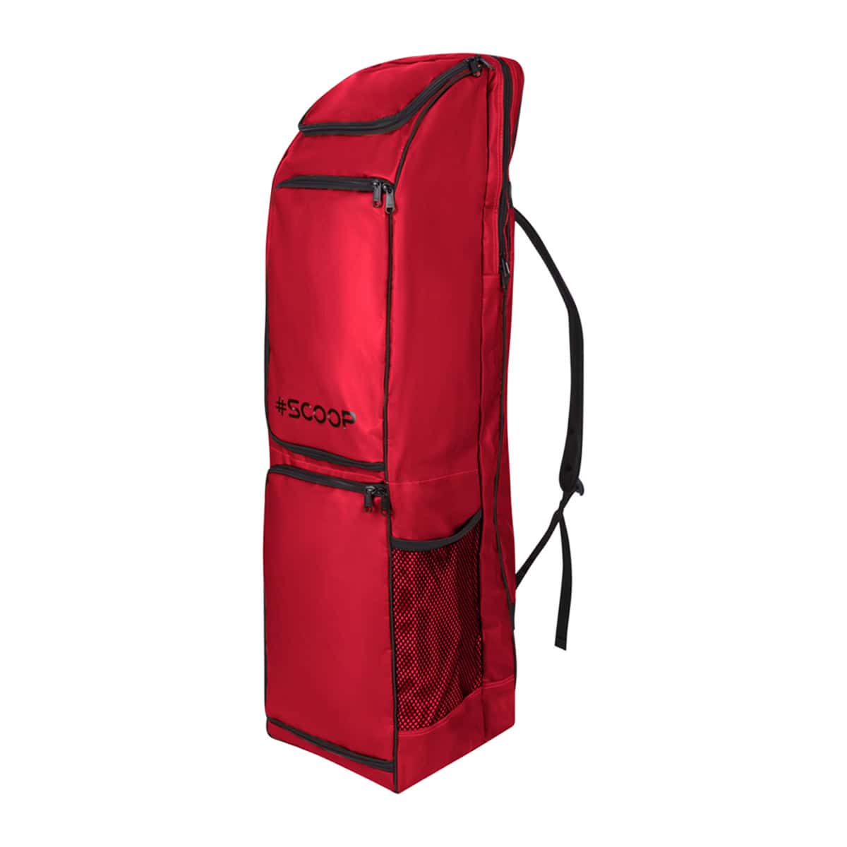 Scoop Hockeytas - Rood - Sticktas - One size -  Voor meerdere hockeysticks - Waterdicht - Gemaakt van polyester
