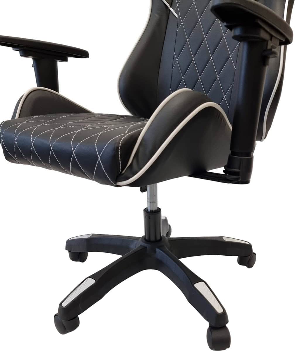 Gamestoel - Zwart - Verstelbaar - Ergonomische bureaustoel - Gaming stoel - Game stoel