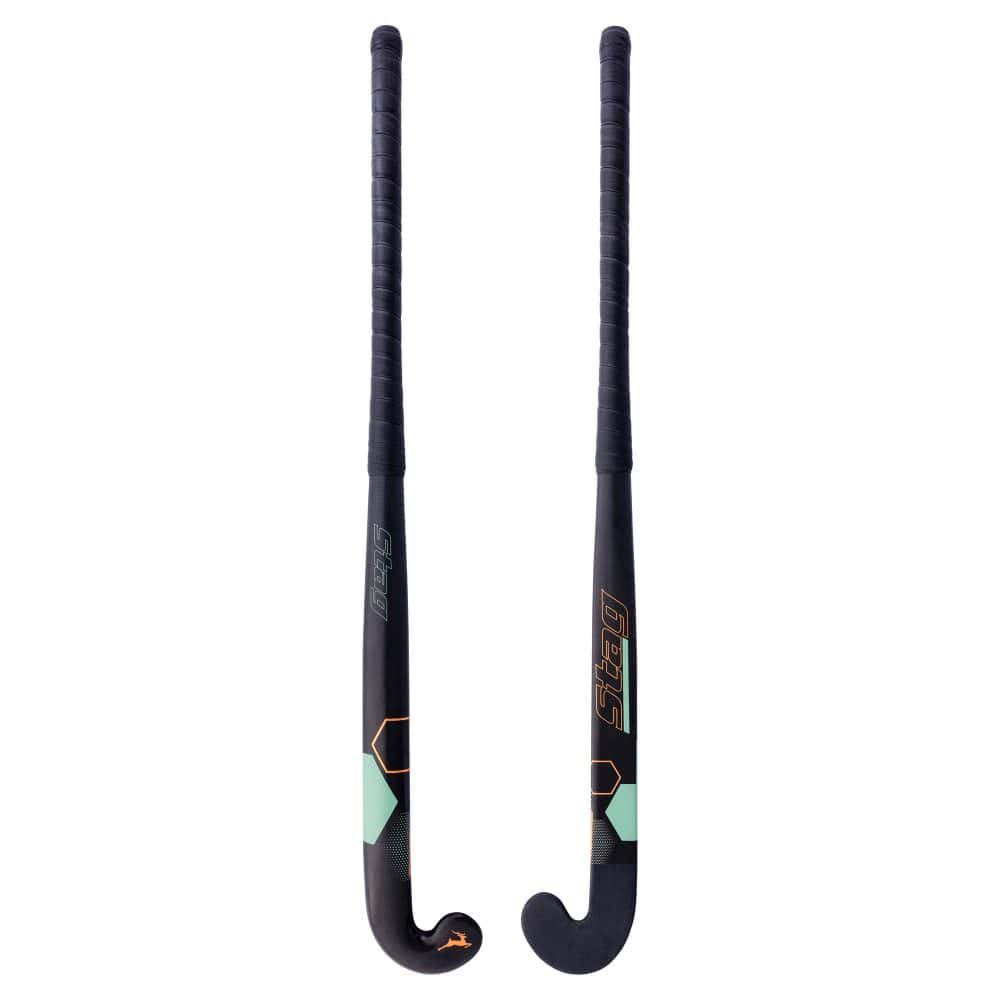Stag Pro - XL-Bow - 95% Carbon - Hockeystick Senior -Zwart 38.5 Inch