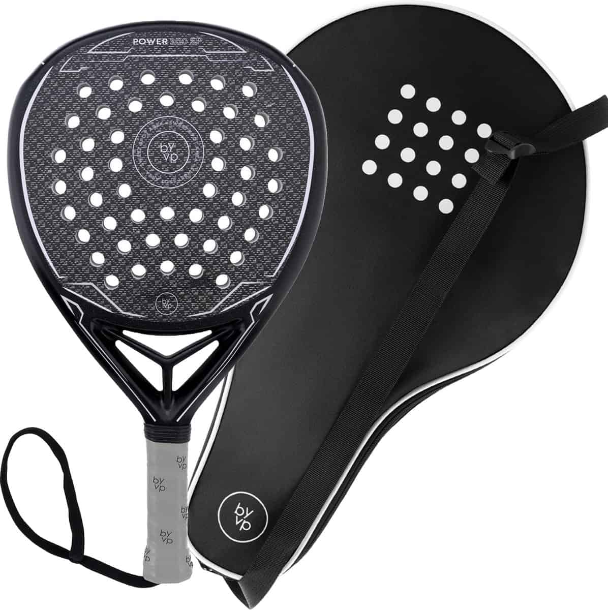 By-VP Padel Racket Diamant Power 300 - Zwart