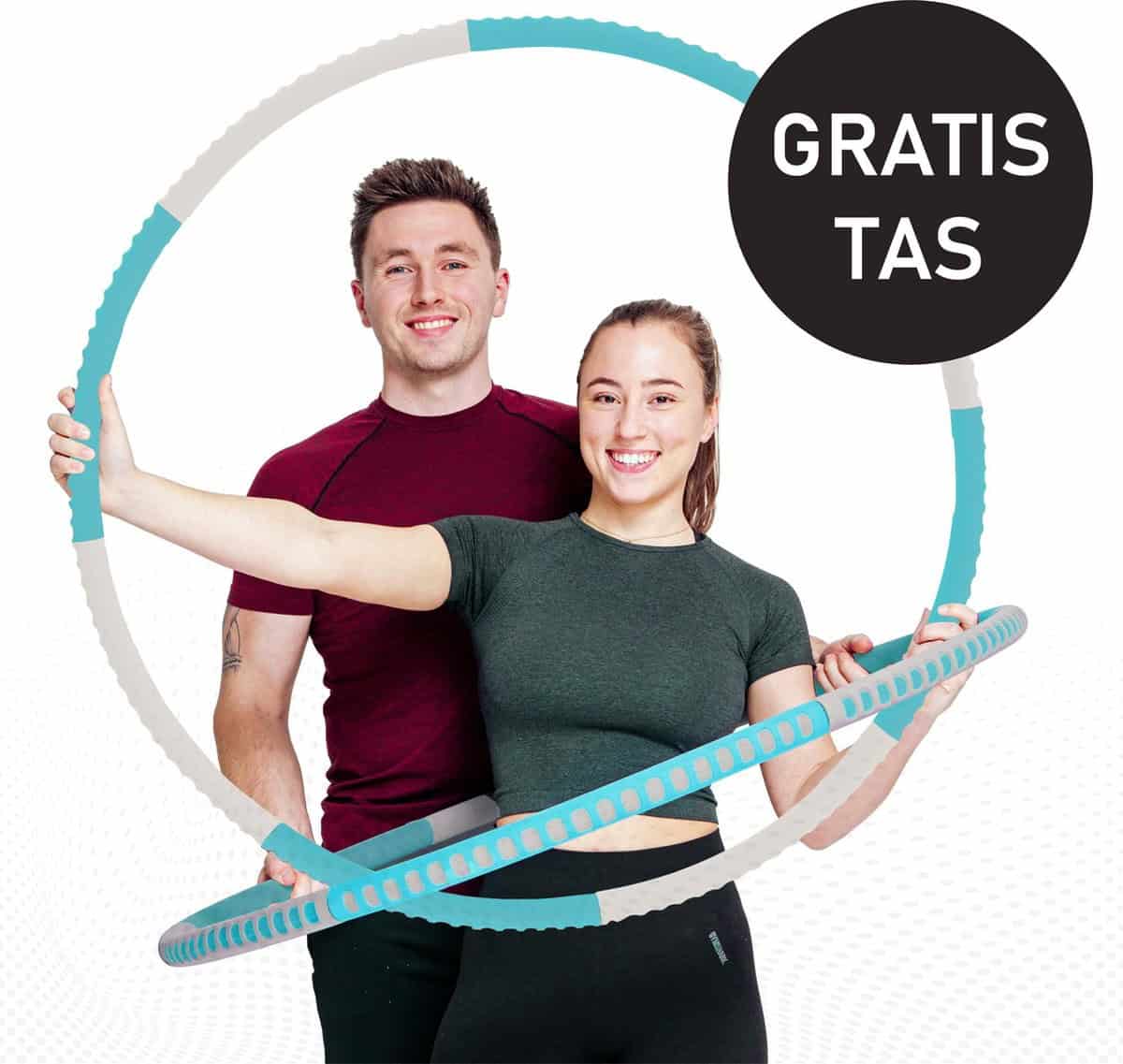 Fitness Hoelahoep - Cadeau - Sport Hoepel - Hoelahoep volwassenen - Waist Trainer - Gym - Thuis - 1-4 KG/94 cm+ gratis hoepeltas - Paars