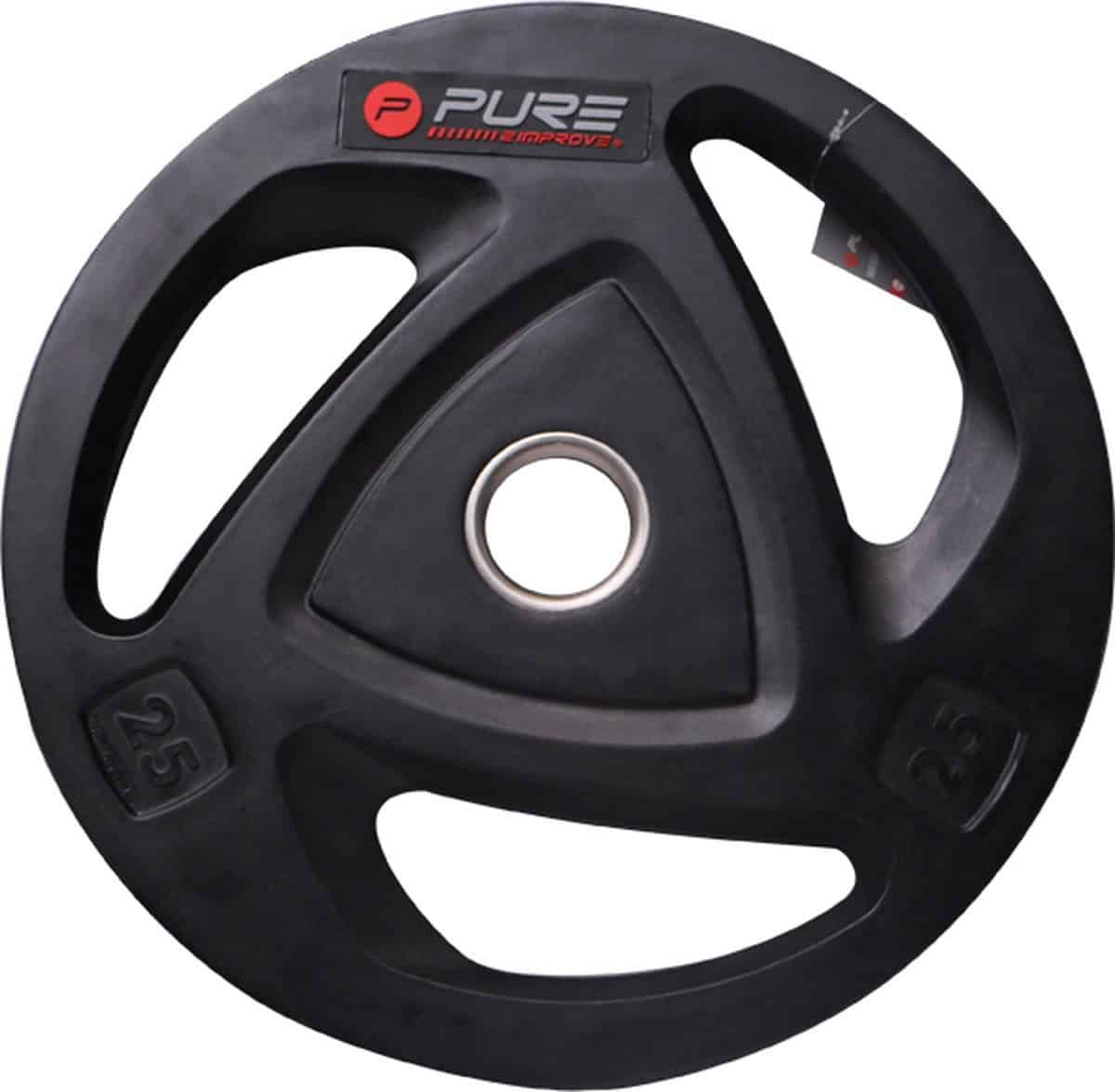 Halterschijf 25KG - Ø50mm - Zwart
