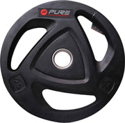 Halterschijf 25KG - Ø50mm - Zwart