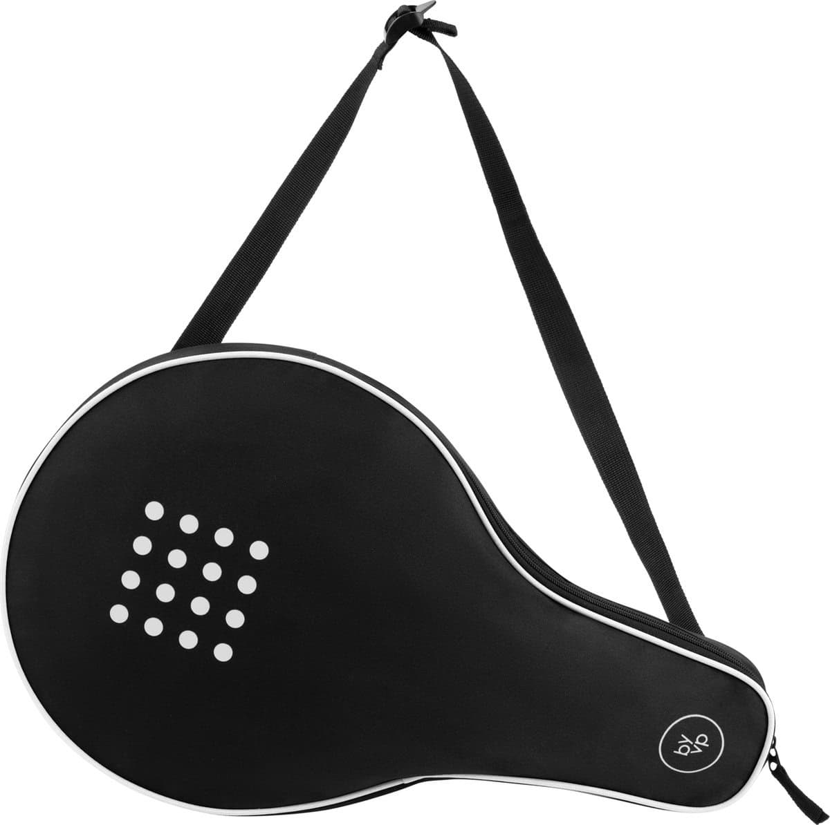 By-VP Padel Racket Control 100 - met Padel Tas en 3 Padel Ballen - Ronde vorm - Sweetspot - Geschikt voor Alle Niveaus - Roze