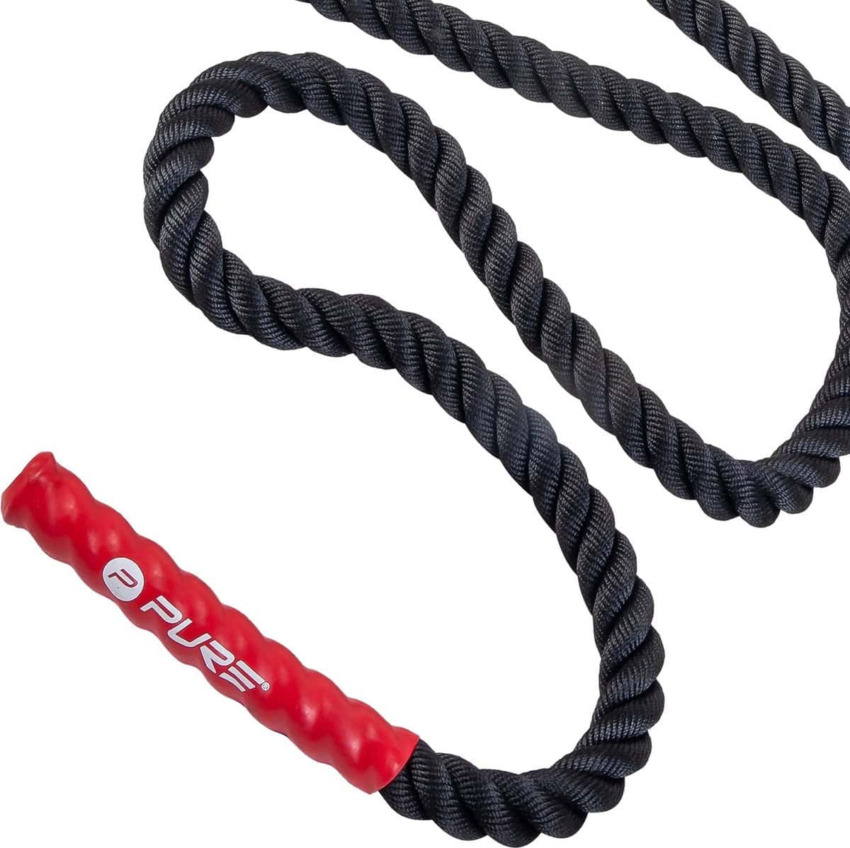 Pure2Improve Battle Rope - Suspension trainer - Zwart