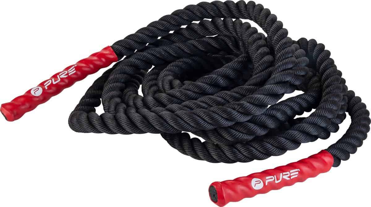 Pure2Improve Battle Rope - Suspension trainer - Zwart