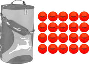 Stag Hockey Ballentas voor 36 ballen - Zwart/Grijs - Inclusief Scoop 20 Hockeyballen - Hockeybal - Oranje - One size