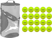 Stag Hockey Ballentas voor 36 ballen - Zwart/Grijs - Inclusief Scoop 20 Hockeyballen - Hockeybal - Geel - One size