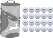Stag Hockey Ballentas voor 36 ballen - Zwart/Grijs - Inclusief Scoop 20 Hockeyballen - Hockeybal - Wit - One size
