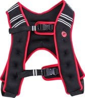 Pure2Improve weighted vest 5KG - Rood, ZwartZwart, Rood