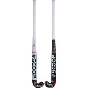 Scoop #19 Hockeystick - M-Bow - 20% Carbon - Senior - Zwart 37,5 inch