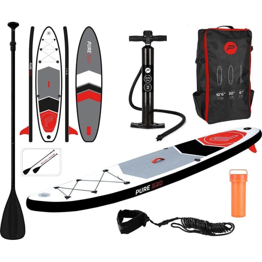 Pure4Fun SUP Board - Opblaasbaar Paddle Board - 320x76x15 cm - Dragon Sports -  - SUP Boards