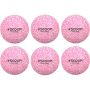 Scoop Astro Hockeybal - Standard - Pink Glitter - Set van 6 - Roze - Hockeyballen