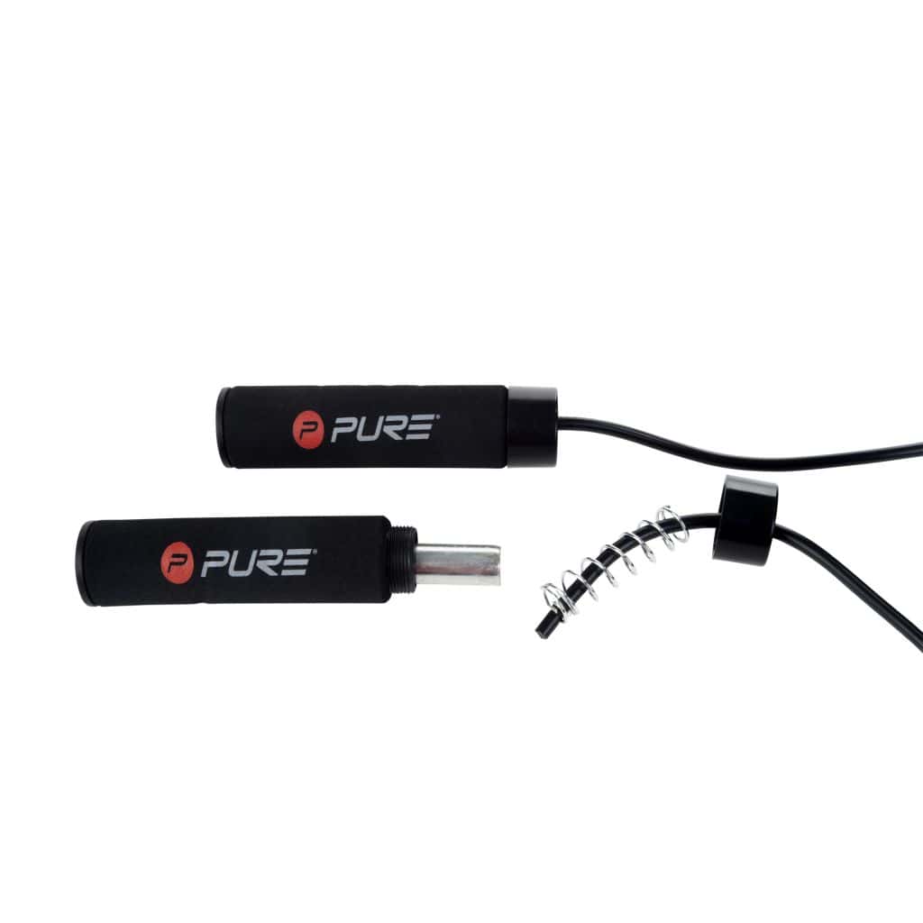 Pure2Improve Verzwaard Springtouw - Zwart - 2,85 m