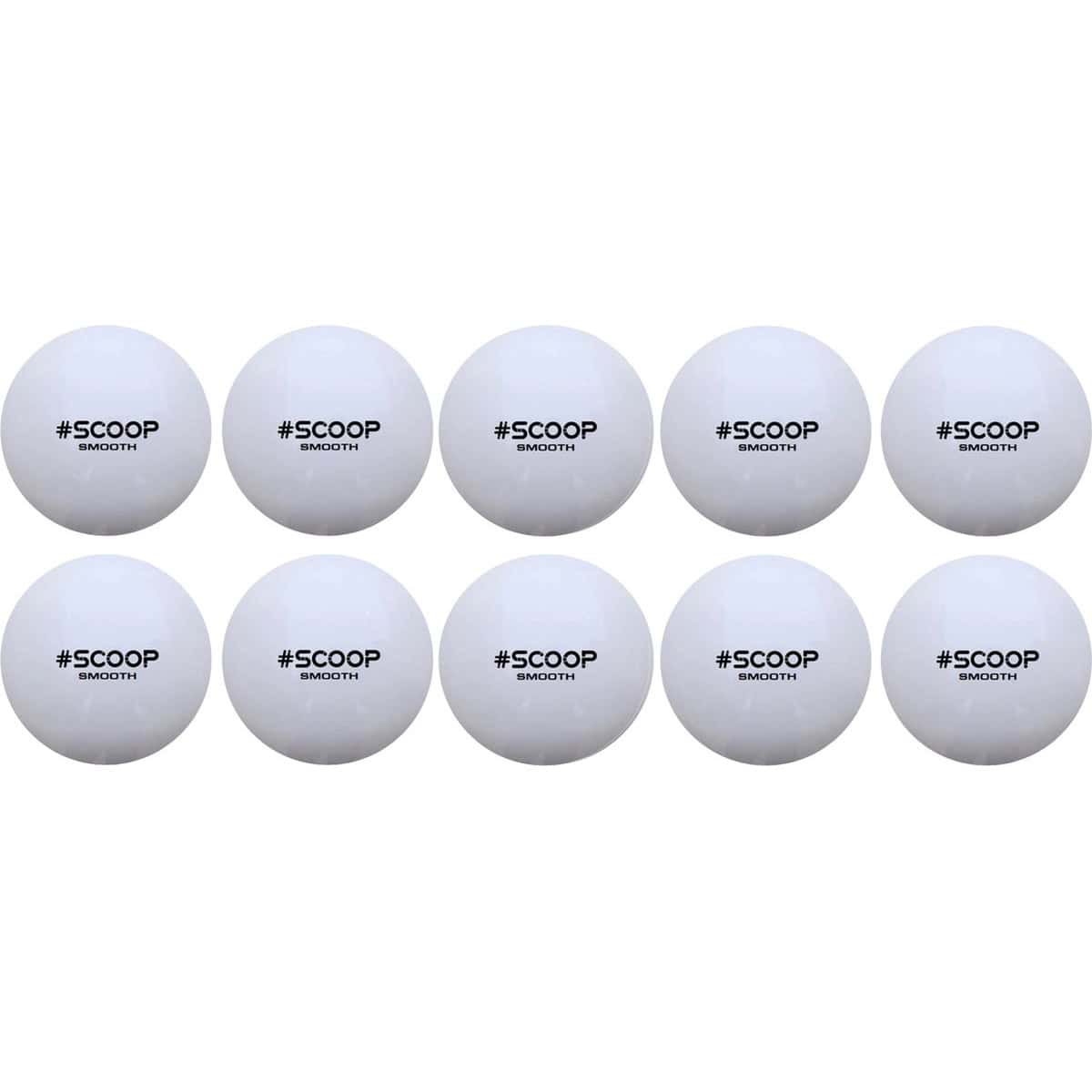 Scoop Astro Hockeybal - Standard - Wit - Set van 10 - Hockeyballen