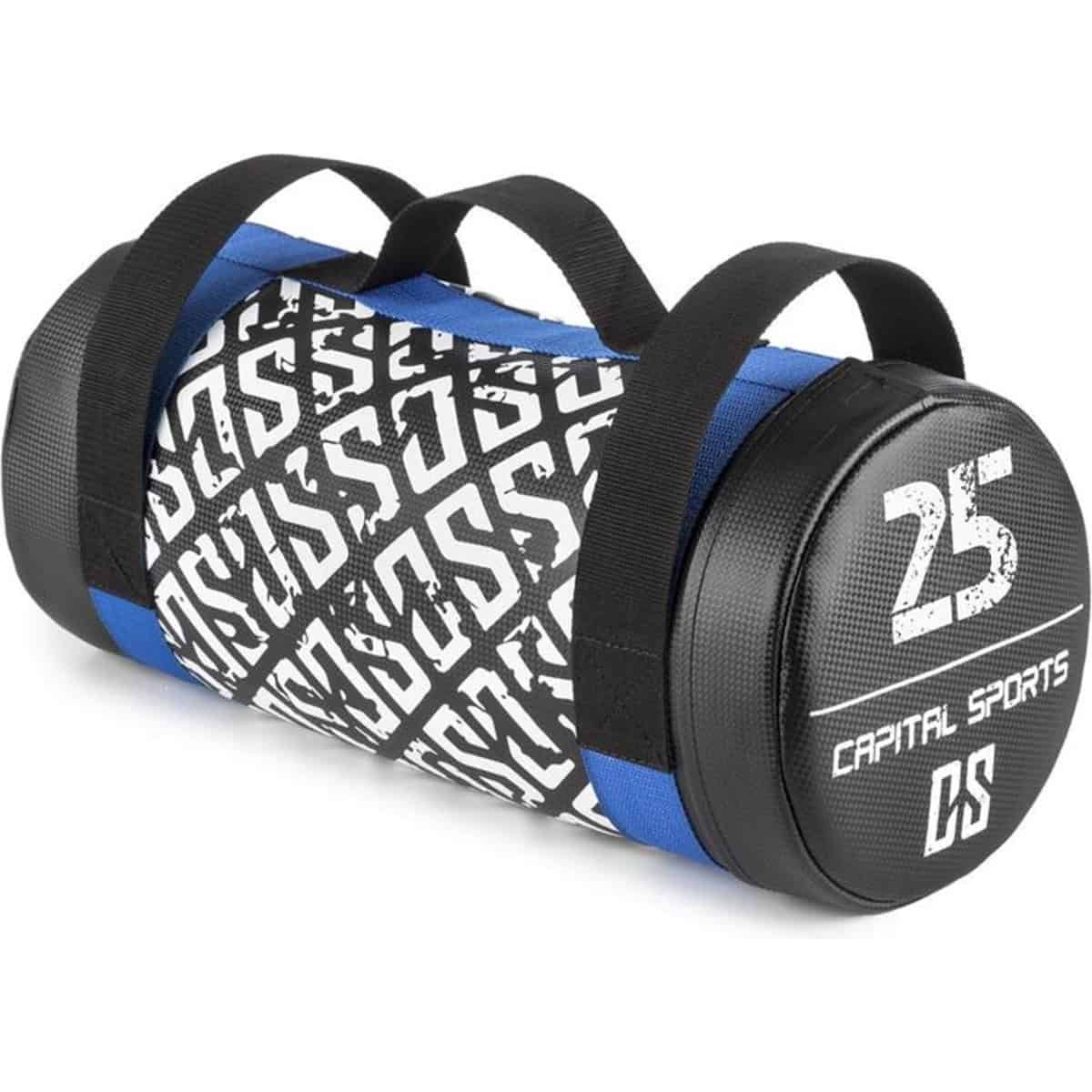 Thoughbag - Power Bag - 25 kg - Sandbag - Kunstleder - Zwart/Blauw