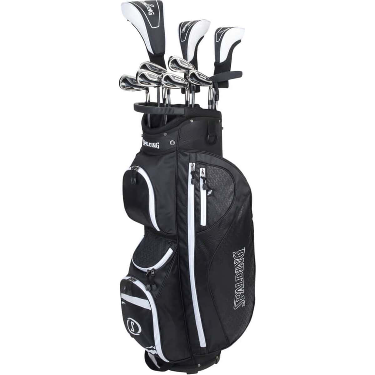 Spalding Tour Complete 14-Delige Ladies Golfset (graphite shaft) - Zwart Zilver