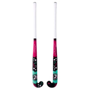Stag Sambar Sing - Jr-Bow - Hockeystick Junior - Zwart, Blauw, Roze 32 Inch