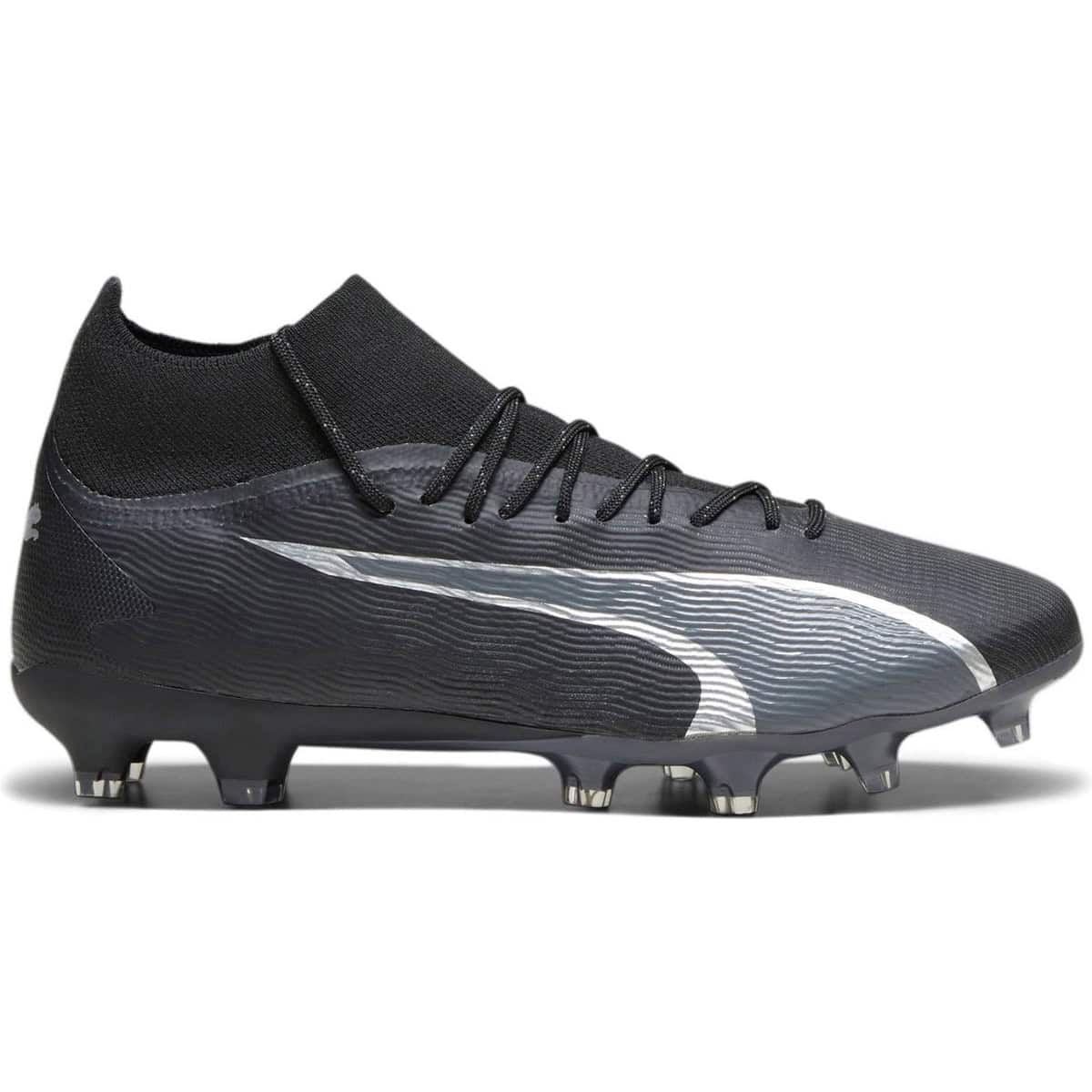 PUMA Ultra Pro - Voetbalschoenen - Grijs, Zwart, Zilverzwart | donker grijs | zilver - 45