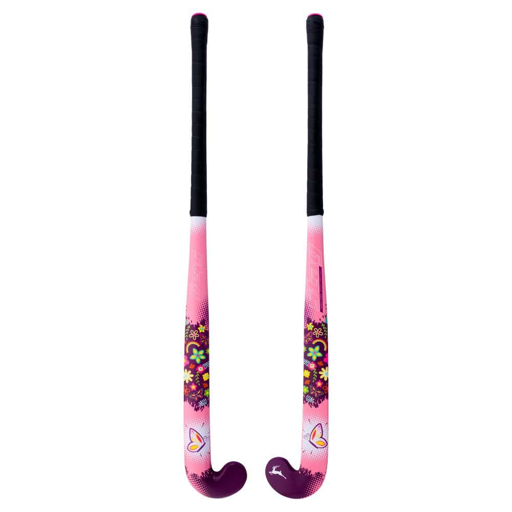 Stag Sambar Flower - Jr-Bow - Hockeystick Junior - Roze, Paars 31 Inch