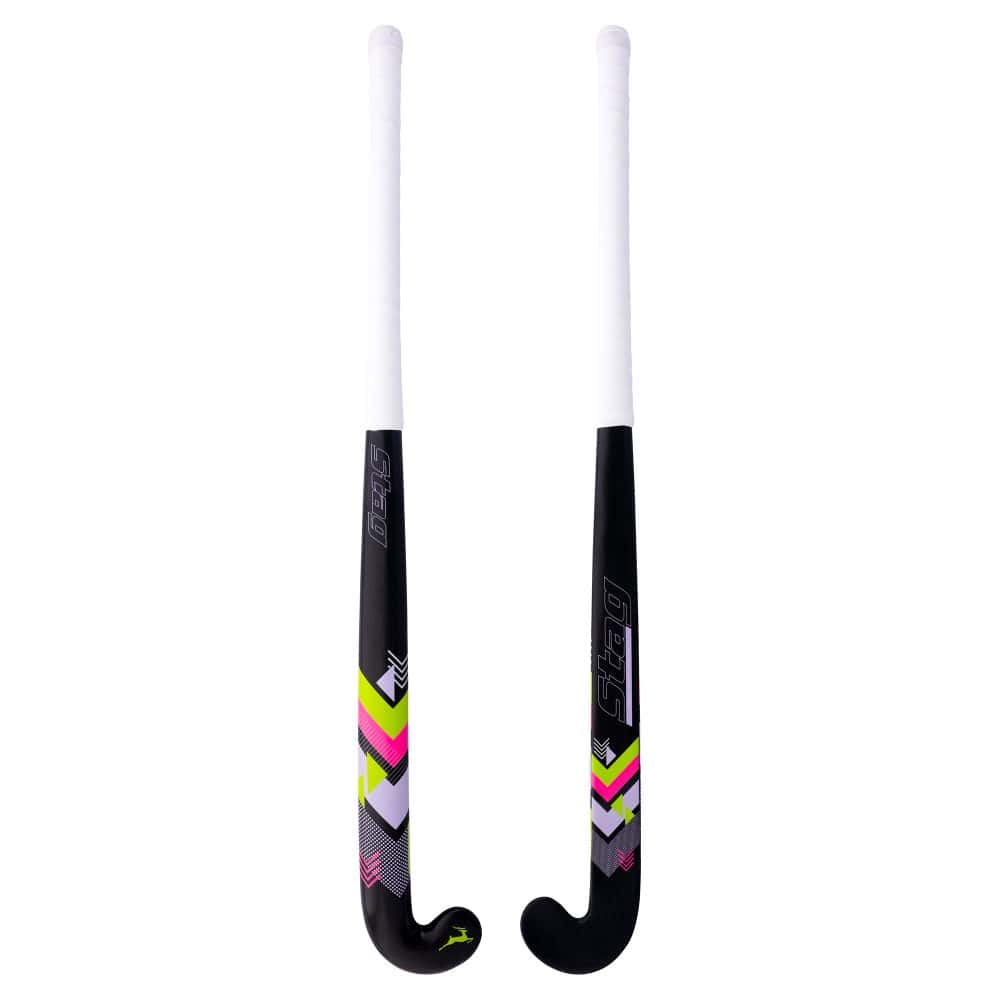 Stag Helix - LowBow - 35% Carbon - Hockeystick Senior -Zwart 38.5 Inch