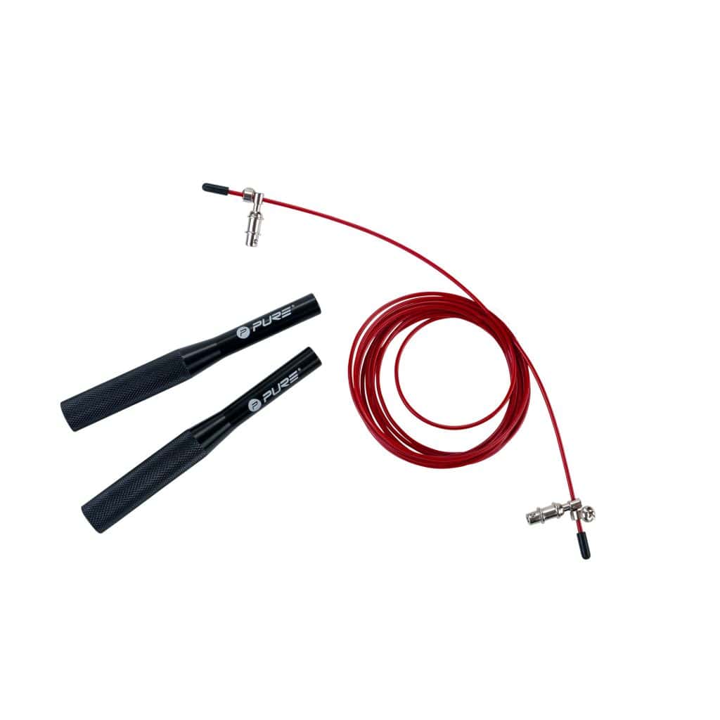 Pure2Improve Verzwaard Springtouw - Set van 3 - GeelRoodZwart - 2,85 m