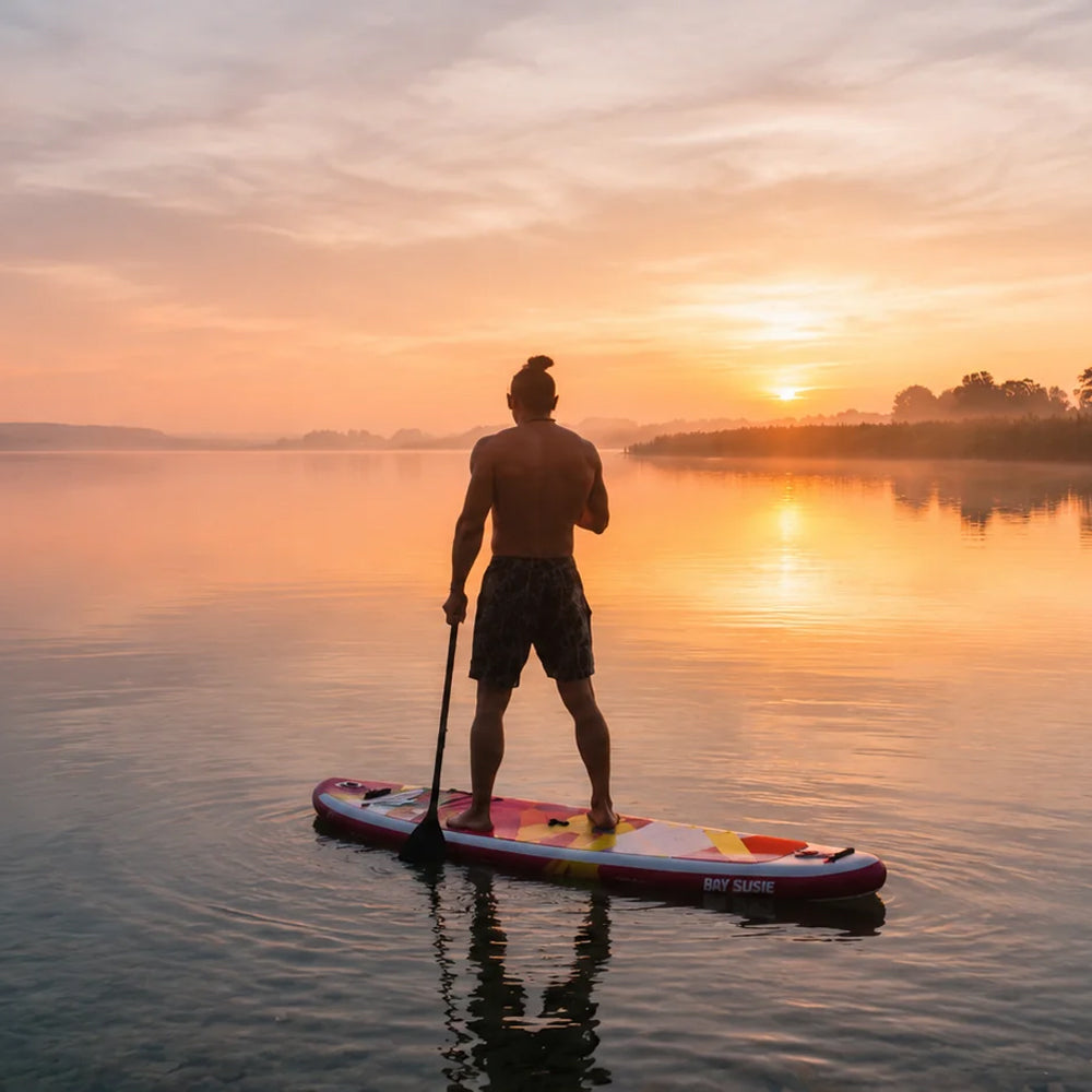 Best Active Malibu SUP Board - 335x84x15 cm - Opblaasbaar Paddle Board - SUP Boards