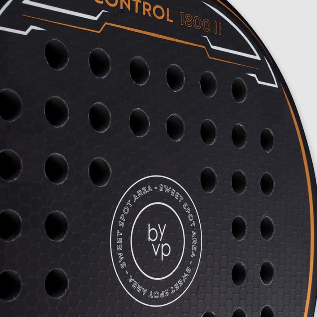 By-VP Padel Racket Rond 1800 II - Zwart