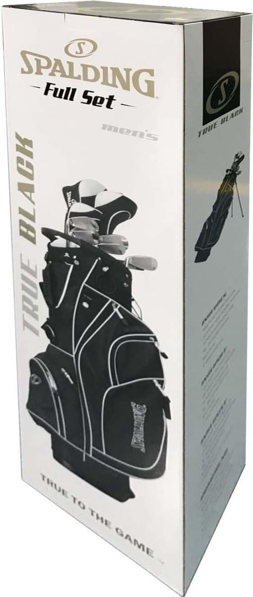 Spalding True Black 14-Delige Golfset +1 Inch (graphite shaft) - Zwart