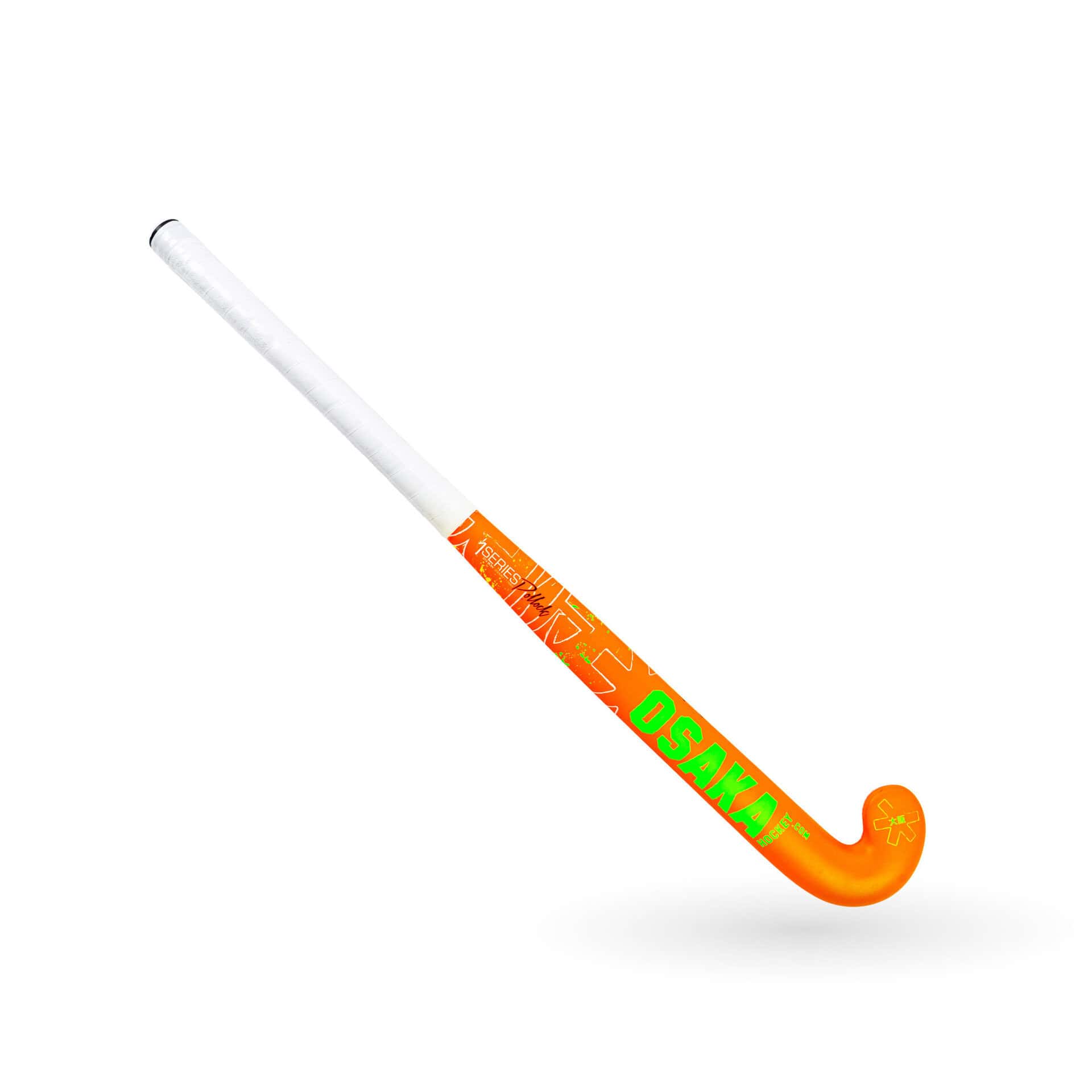 Osaka 1 Series Pollock Hockeystick - Standard Bow - Junior - Orange - Oranje 34 inch