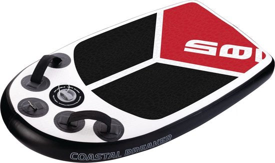 XQMax Bodyboard - Red Edition - Opblaasbaar - Orange and Black