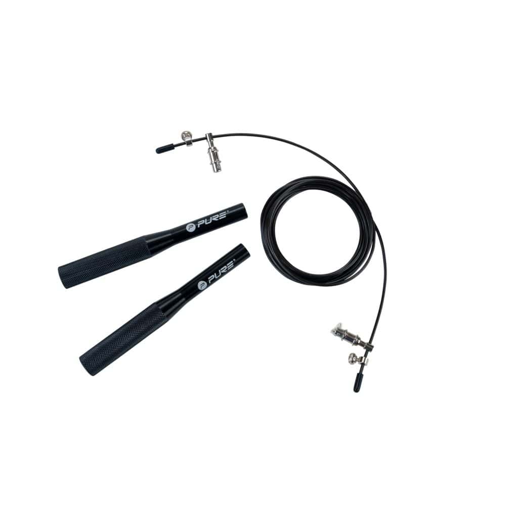 Pure2Improve Verzwaard Springtouw - Set van 3 - GeelRoodZwart - 2,85 m