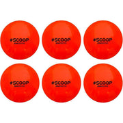 Scoop Astro Hockeybal - Standard - Orange - Set van 6 - Oranje - Hockeyballen