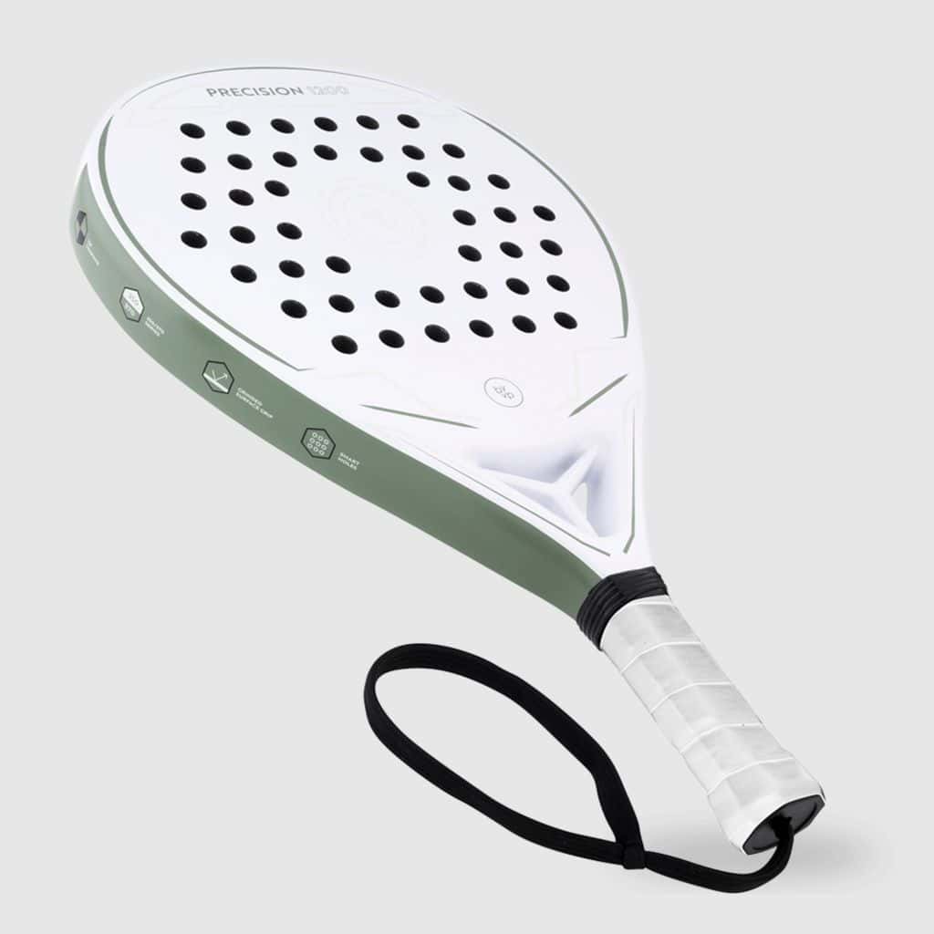 By-VP Padel Racket Druppel Precision 1200 - Wit, Groen