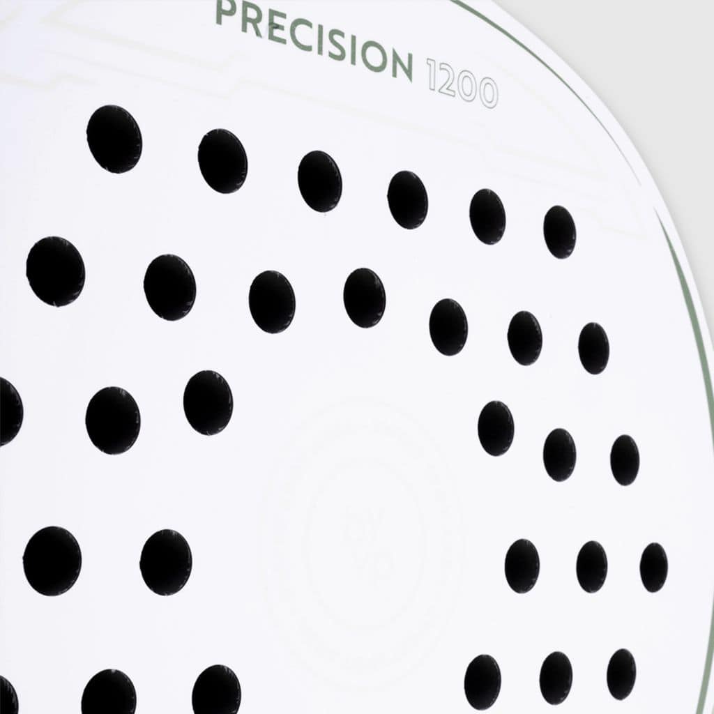 By-VP Padel Racket Druppel Precision 1200 - Wit, Groen