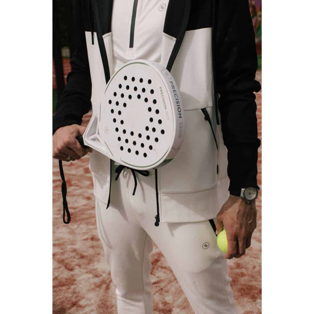 By-VP Padel Racket Druppel Precision 1200 - Wit, Groen