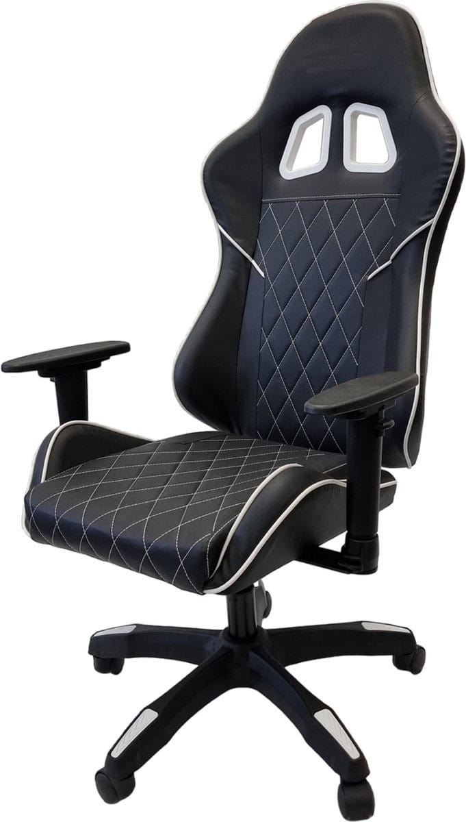 Gamestoel - Zwart - Verstelbaar - Ergonomische bureaustoel - Gaming stoel - Game stoel