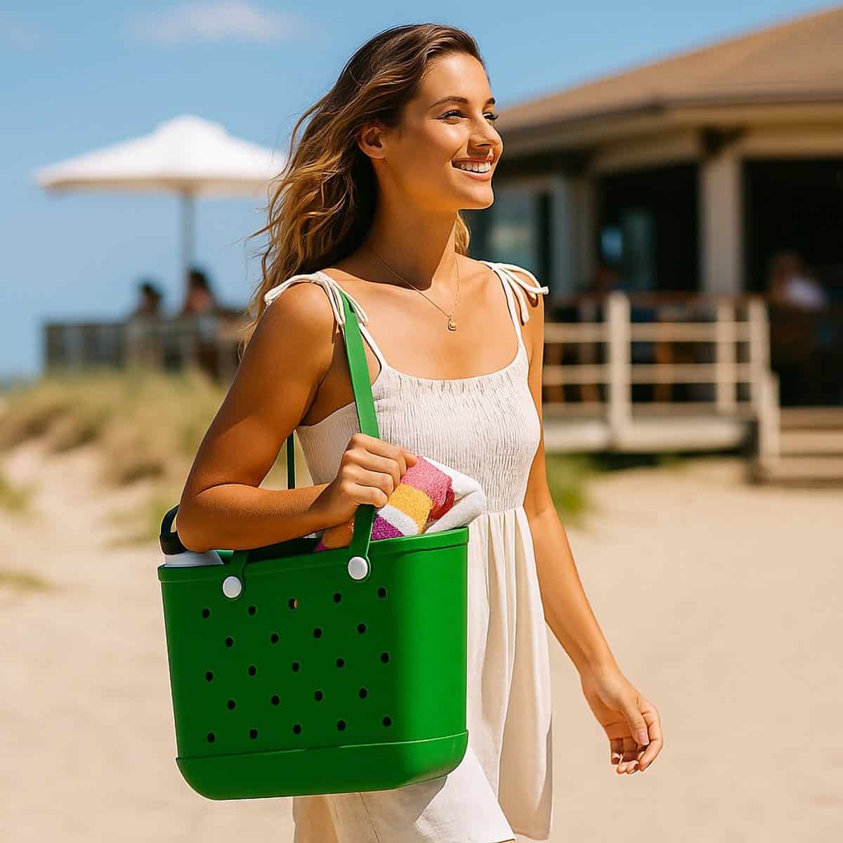 Sorprese Strandtas & Weekendtas - Groen