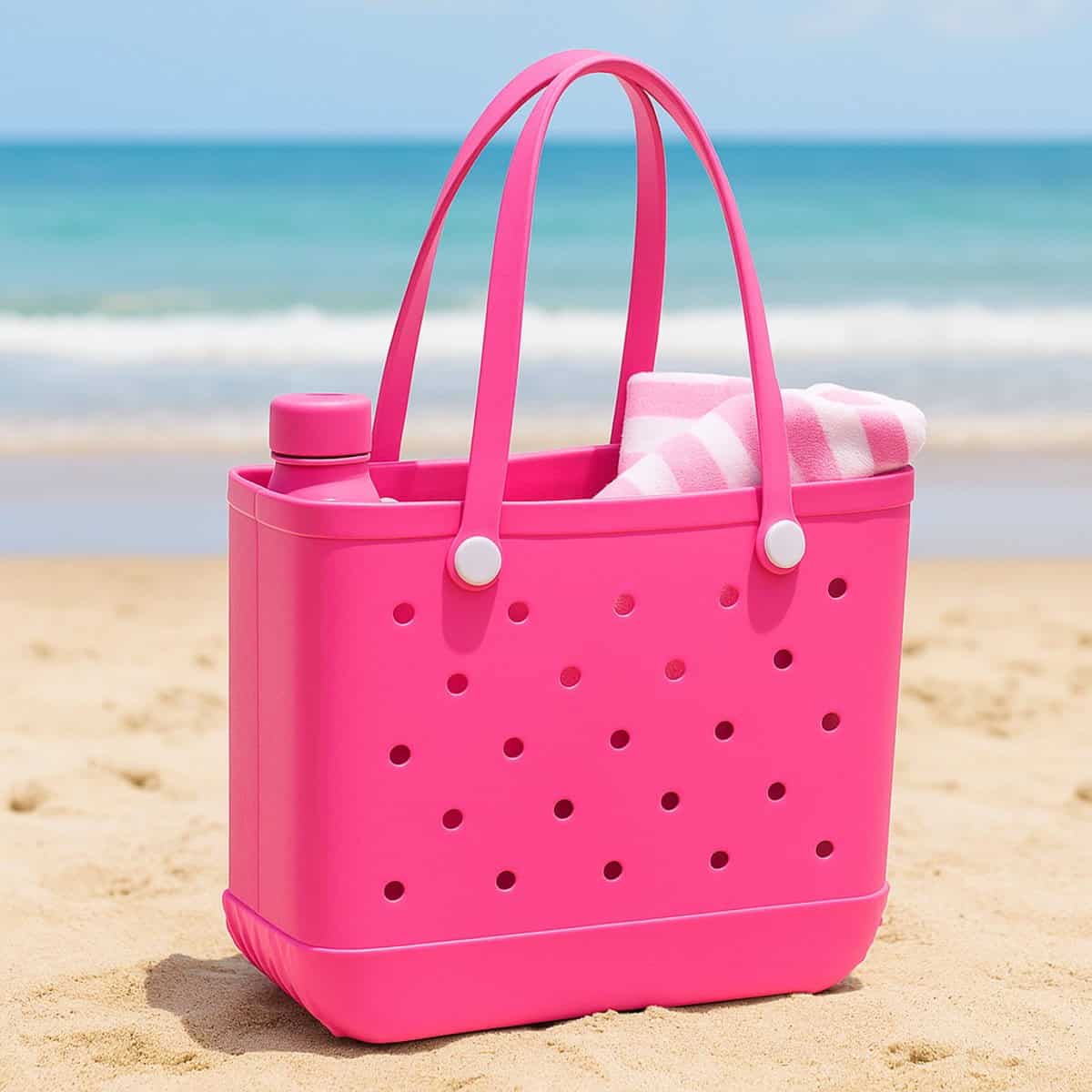 Sorprese Strandtas & Weekendtas XL - Donkerroze