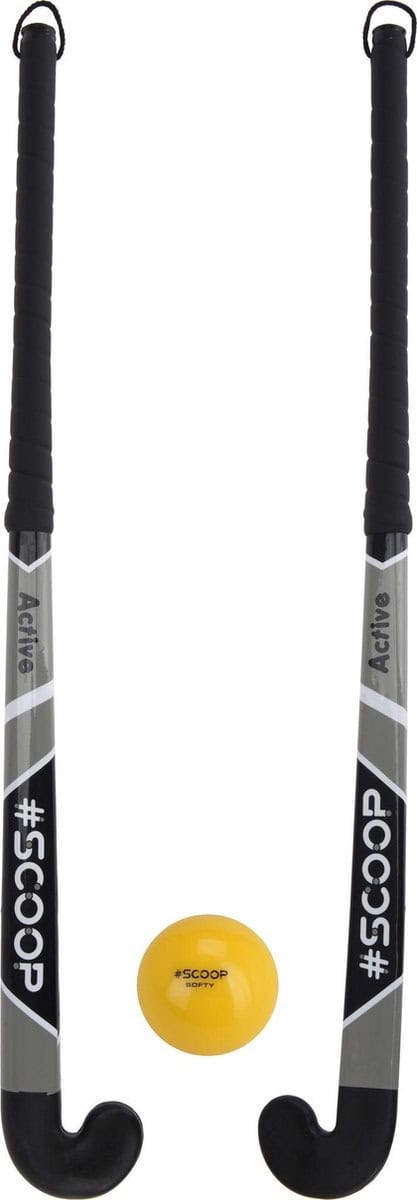 Scoop Straat Hockeystick Set Junior - Grijs