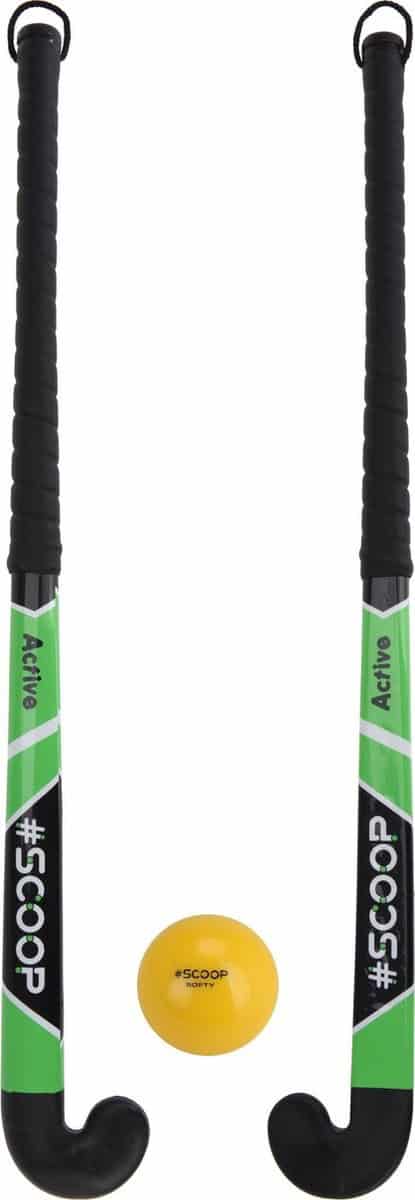Scoop Straat Hockeystick Set Junior - Groen