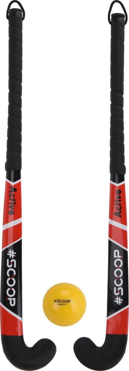 Scoop Straat Hockeystick Set Junior - Rood