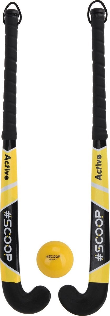 Scoop Straat Hockeystick Set Junior - Geel