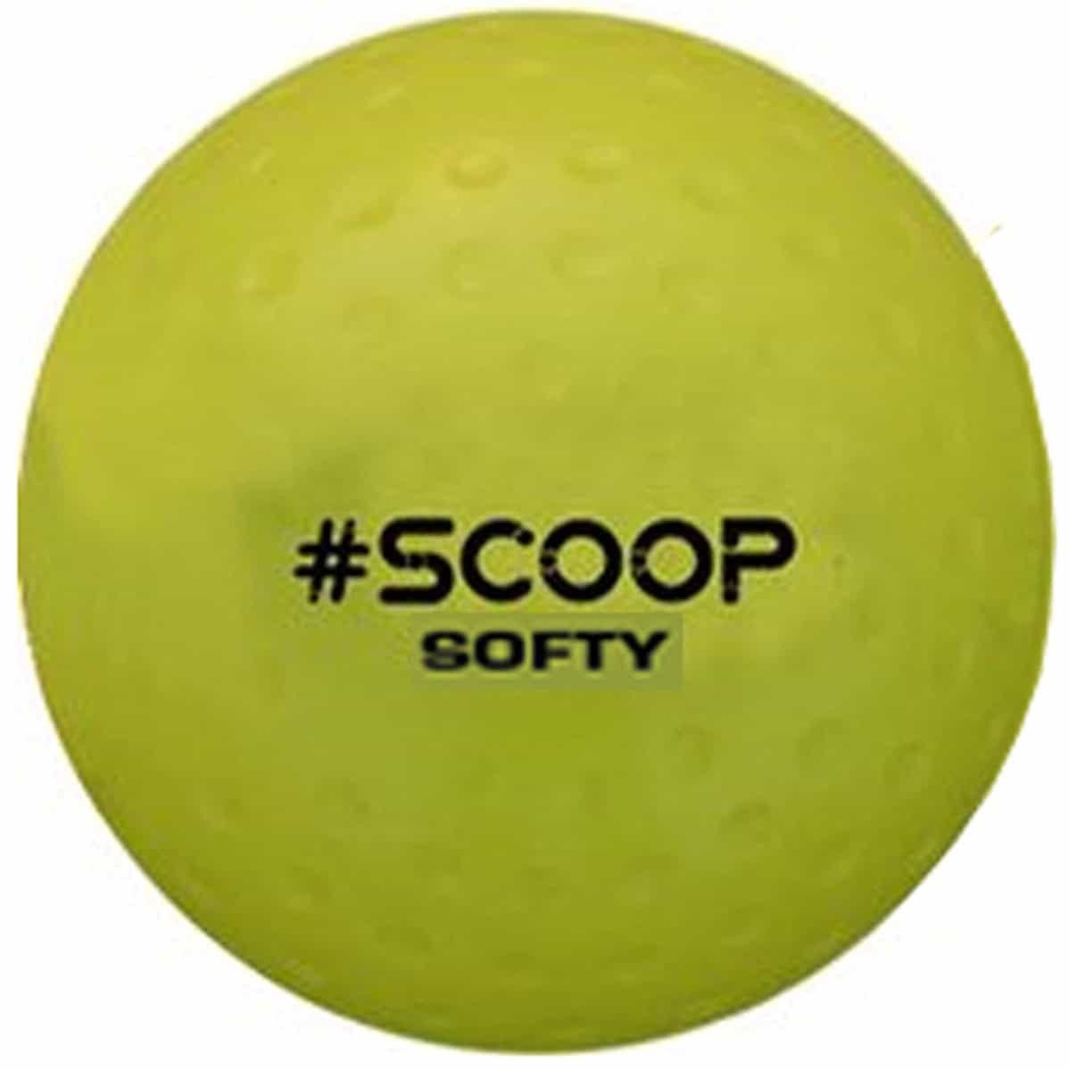 Scoop Softy Hockeybal - Geel - Set van 6 Hockeyballen