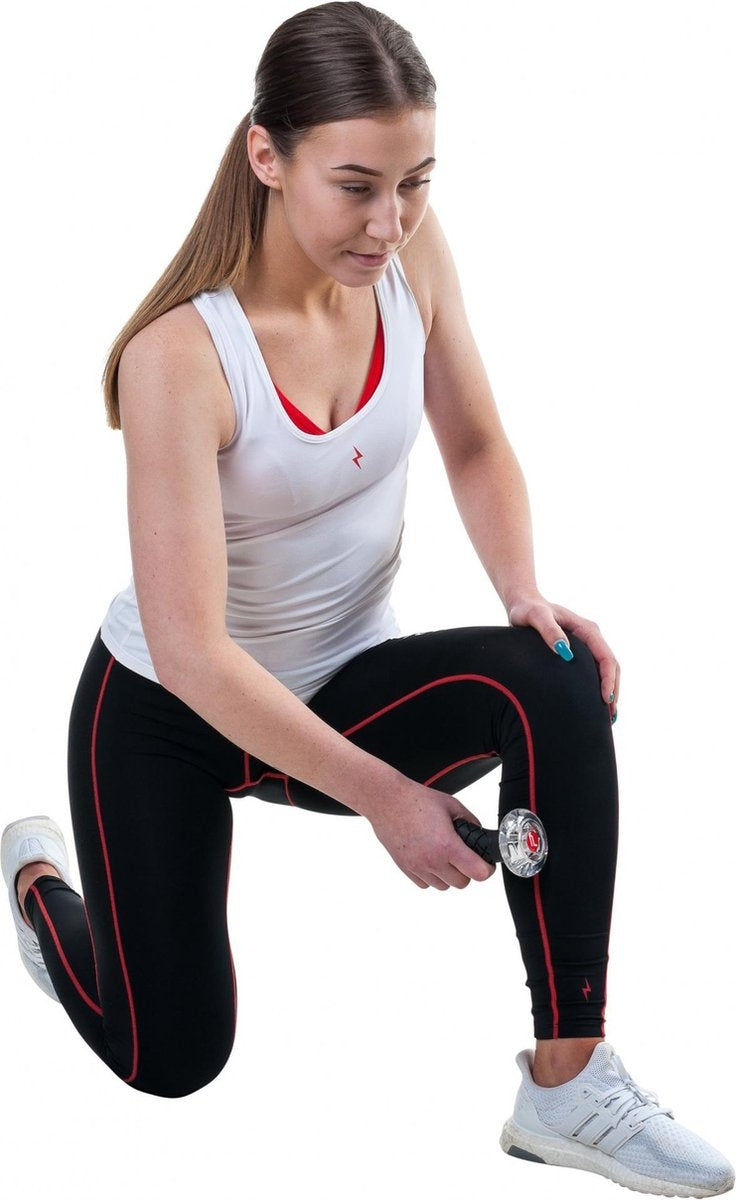 Pure2Improve - massage roller - trigger roller - 16 cm zwart