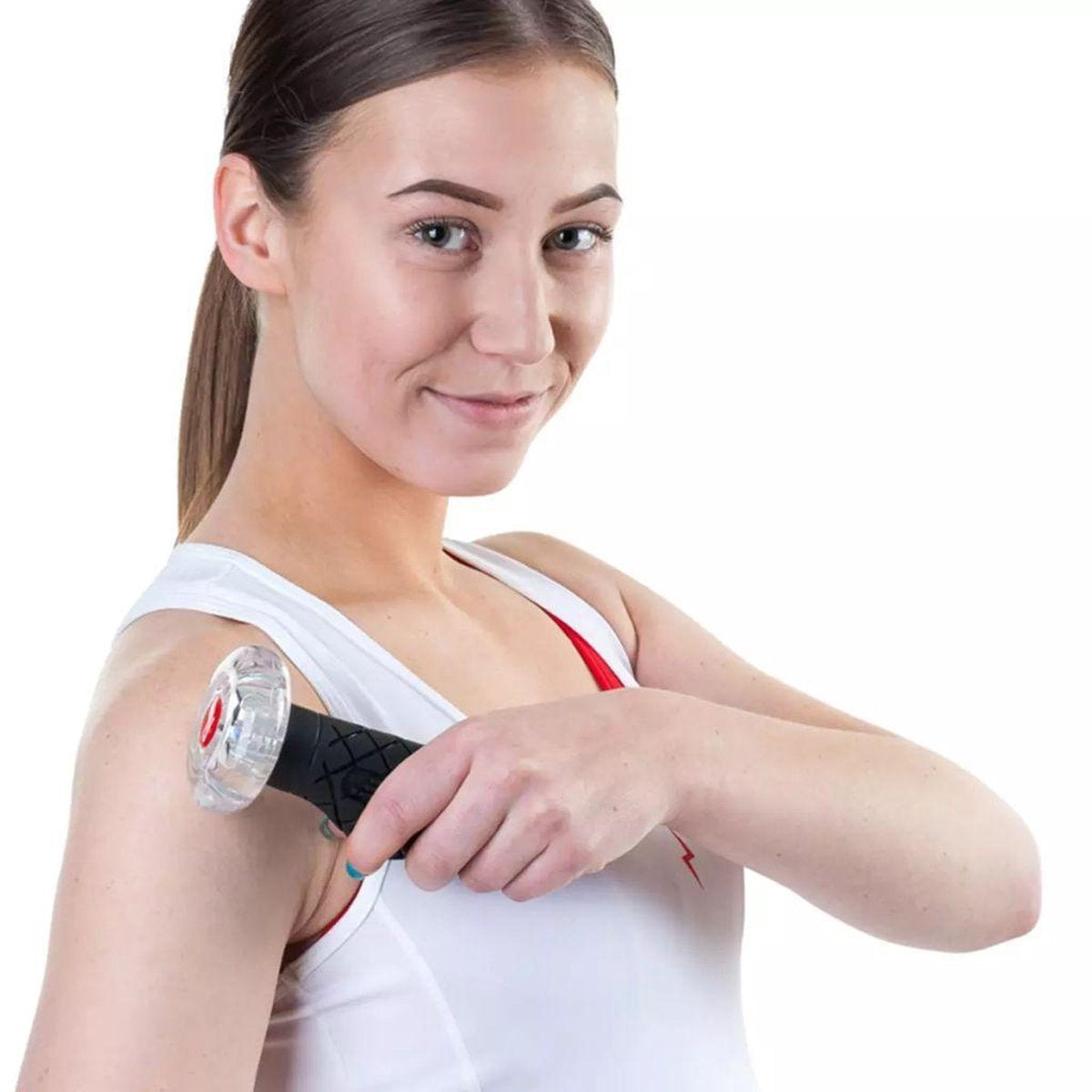 Pure2Improve - massage roller - trigger roller - 16 cm zwart
