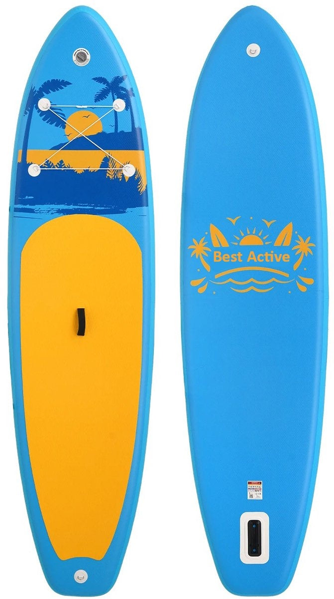 Best Active SUP Board XXL - Opblaasbaar Paddle Board - 335x84x15 cm - Blauw - SUP Boards