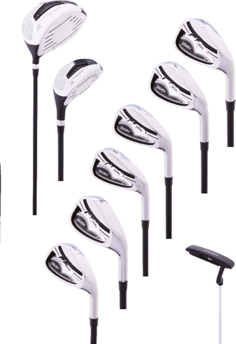 Spalding Tour 2 - 12-Delige Golfset Tour - Golfset Dames Graphite Rechtshandig - Zwart