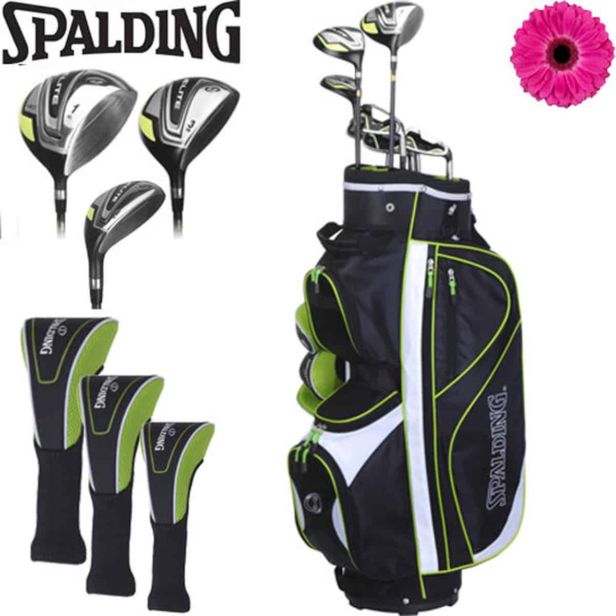 Spalding Elite Volledige Golfset - Dames - Rechtshandig - Graphite - 14 delig - Zwart
